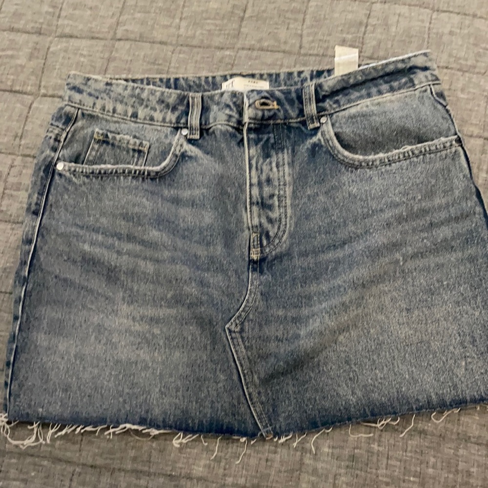 Zara denim skirt